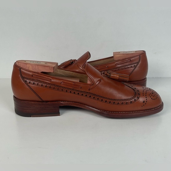 Vintage Christian Dior Tassel Loafers | Brogue Wingtip | 1980s | Men’s 8 D main image 6